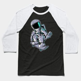 Astronaut Skater Baseball T-Shirt